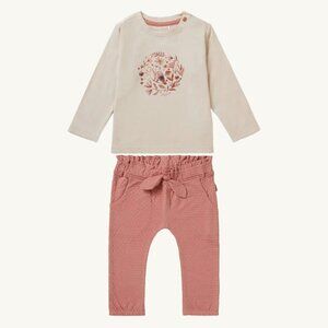 NWT - Organic cute baby girl set